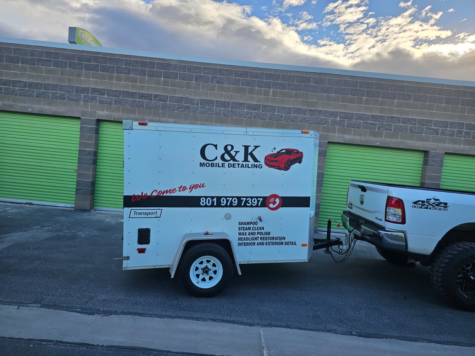 Mobile detailing job