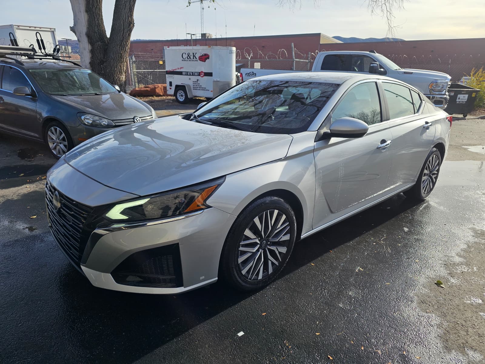 Mobile detailing job